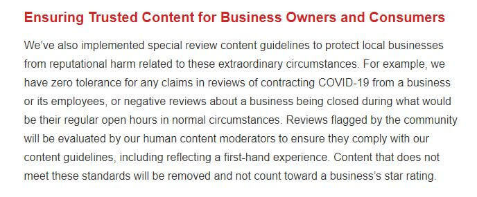 Google Shuts Down Posting Reviews During COVID-19 2